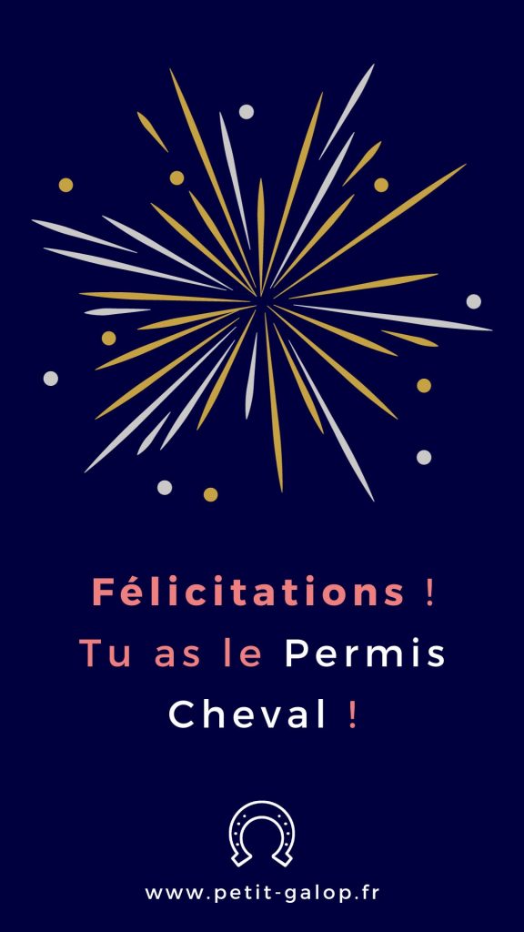 Félicitations Permis Cheval