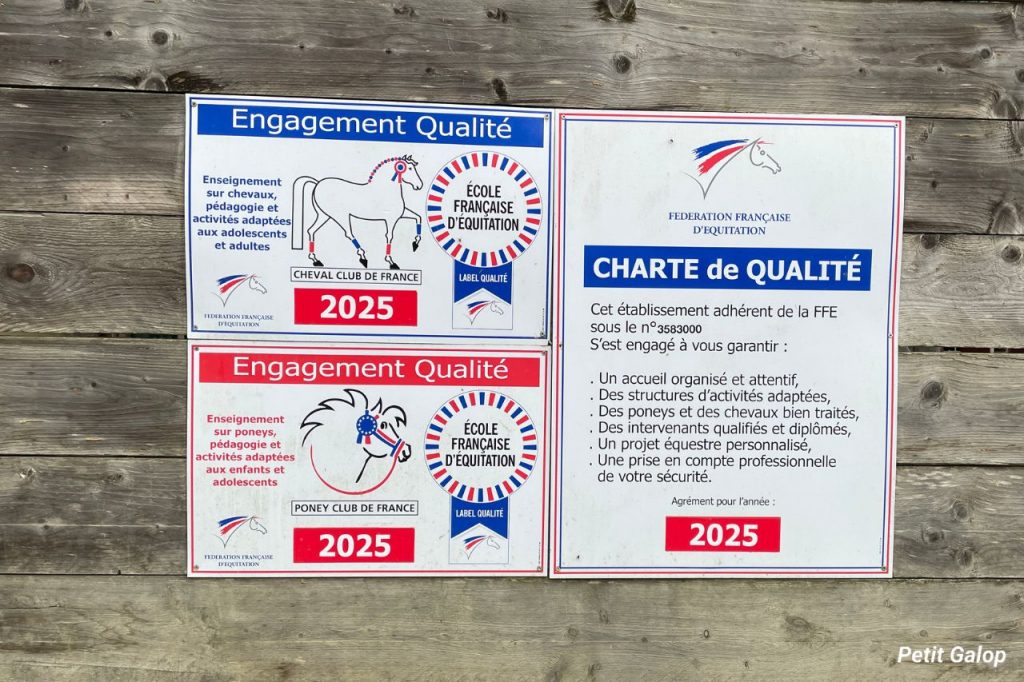 Centre équestre labels FFE