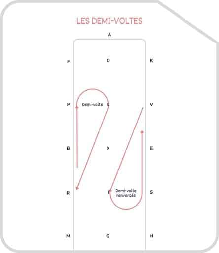 Miniature demi-voltes