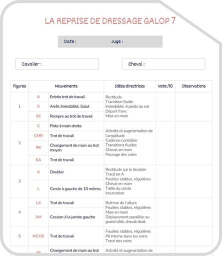 Miniature reprise Galop 7