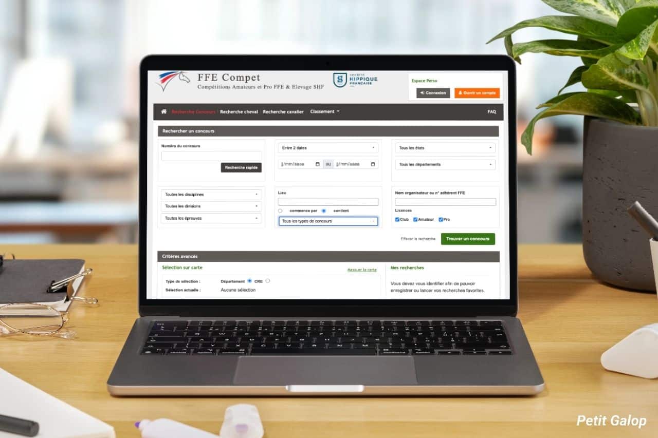 Inscrire cheval compétition