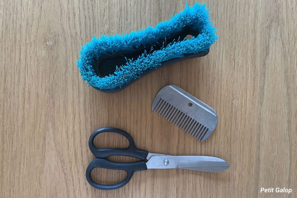 Matériel toilettage cheval