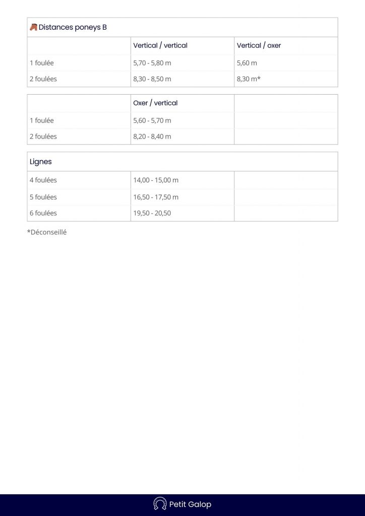 Distances foulées obstacle CSO Page 3
