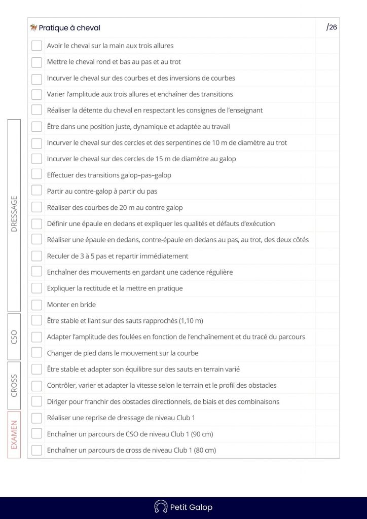 Programme Galop 7 Page 2
