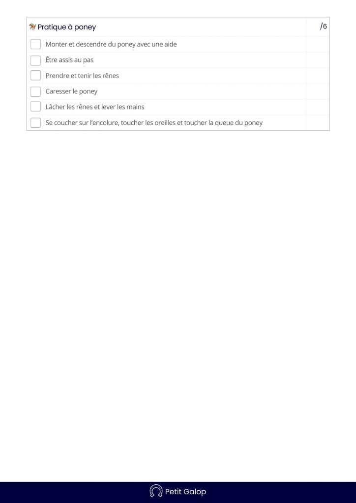 Programme Poney de Bronze Page 2