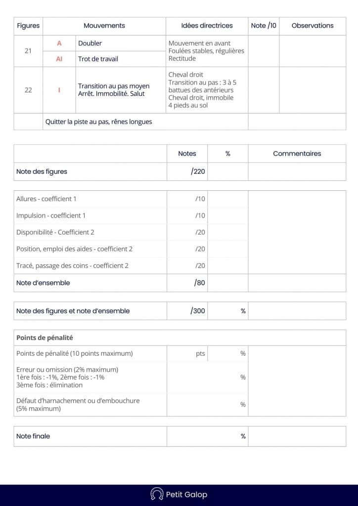 Reprise dressage Galop 5 Page 3